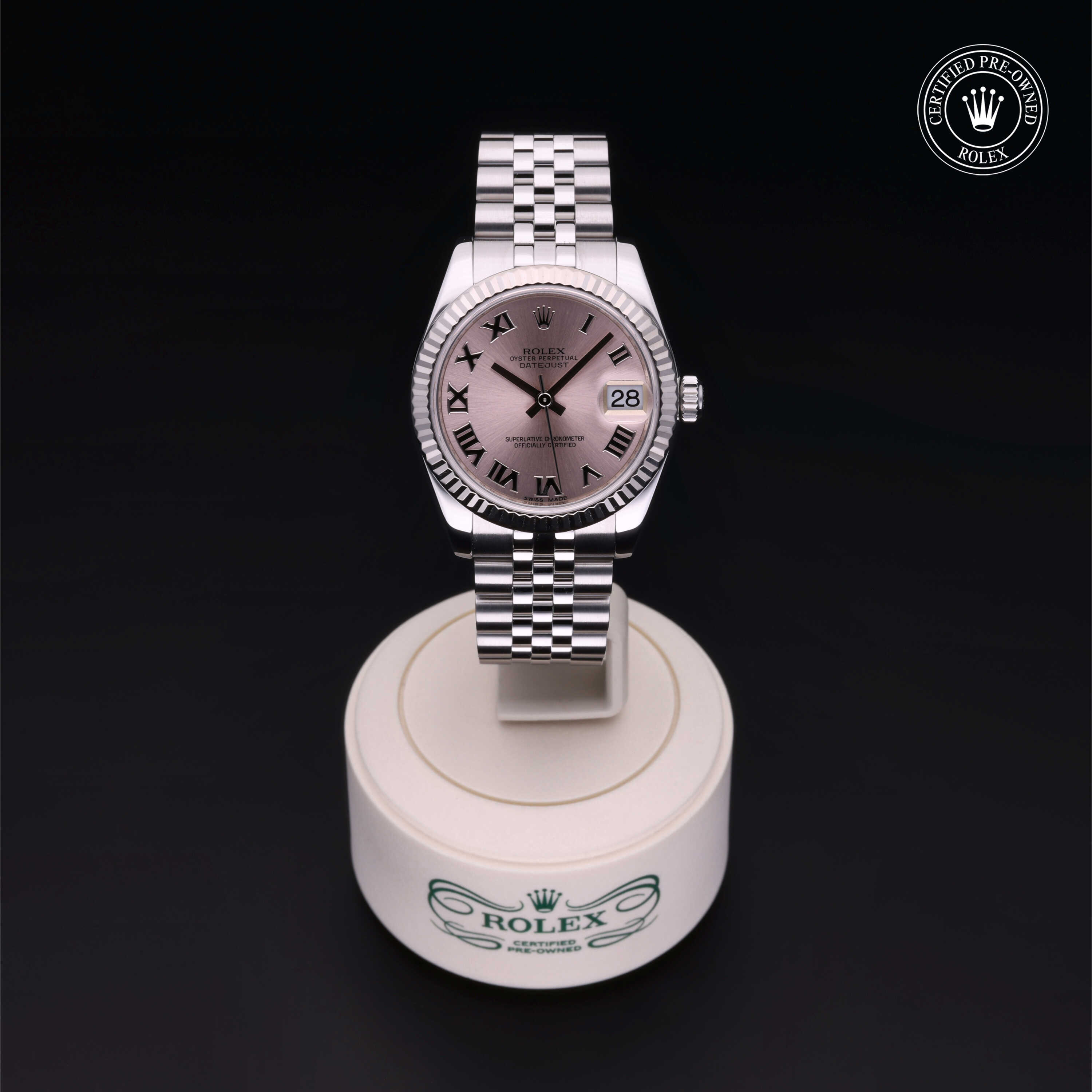 Rolex Datejust in Rolesor 18 Carat White M178274-0077 at Wilson & Son Jewelers